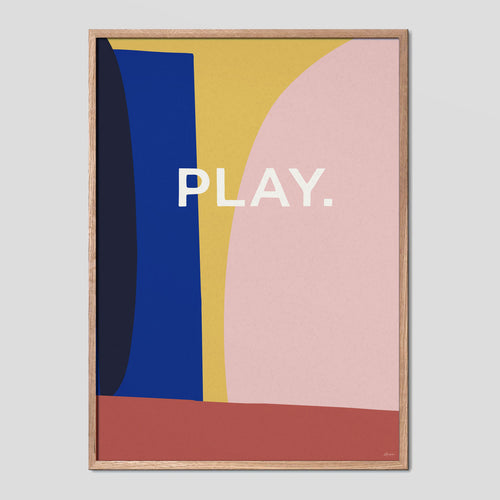 PLAY - Abstract Type Poster