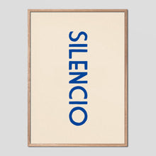 Load image into Gallery viewer, Silencio Text Poster