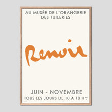 Load image into Gallery viewer, Renoir Musee Orangerie Exhibition Poster
