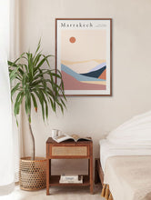 Load image into Gallery viewer, Marrakech Desert Hills Vintage Poster