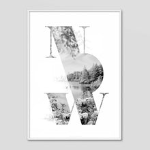 Load image into Gallery viewer, NOW - Faunascapes Type Poster