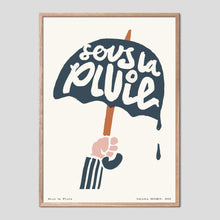 Load image into Gallery viewer, Sous la Pluie Poster