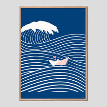 Load image into Gallery viewer, Brave Little Boat Graphic Poster