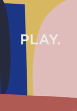 Load image into Gallery viewer, PLAY - Abstract Type Poster