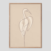 Load image into Gallery viewer, Cool Crane Single Line Poster
