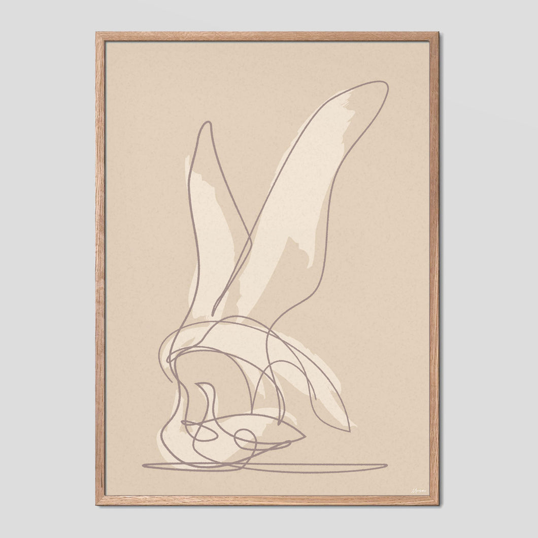Eagle's Nest Sand Single Line Poster