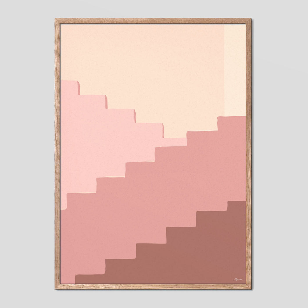 Moroccan Stairs Poster