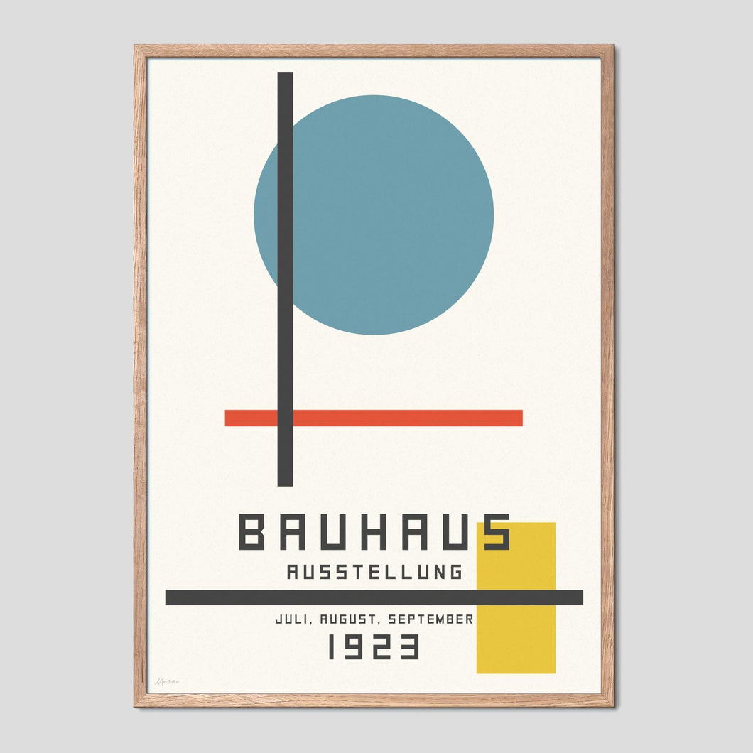 Bauhaus Austellung 1923 Vintage Poster
