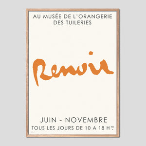 Renoir Musee Orangerie Exhibition Poster