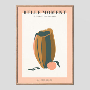 Belle Moment Still Life Vintage Poster