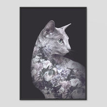Load image into Gallery viewer, Silver Cat - Faunascapes Flower Portrait