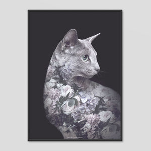Silver Cat - Faunascapes Flower Portrait