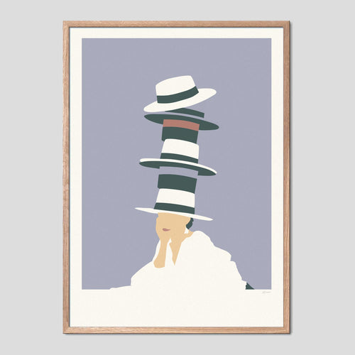 Tower of Hats Art Print