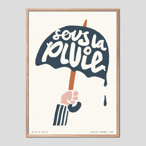 Sous la Pluie Poster