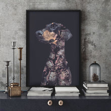 Load image into Gallery viewer, Doberman Dog - Faunascapes Flower Portrait